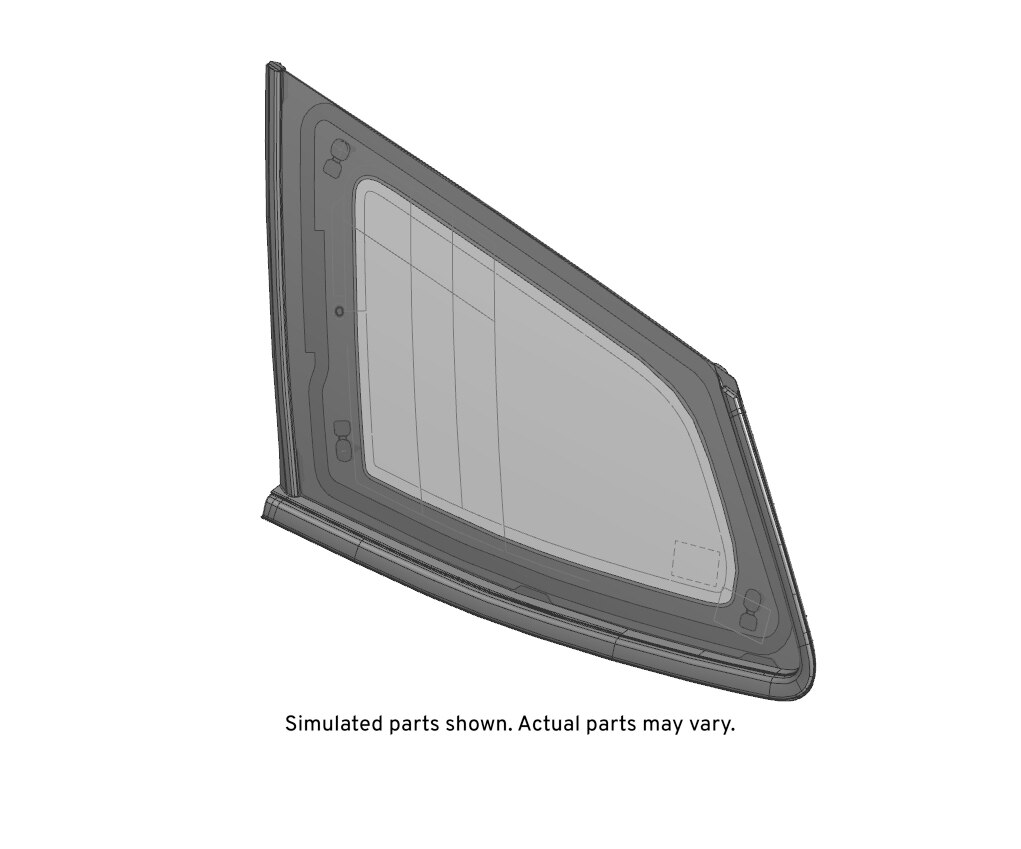 GM Genuine Parts Driver Side Quarter Window