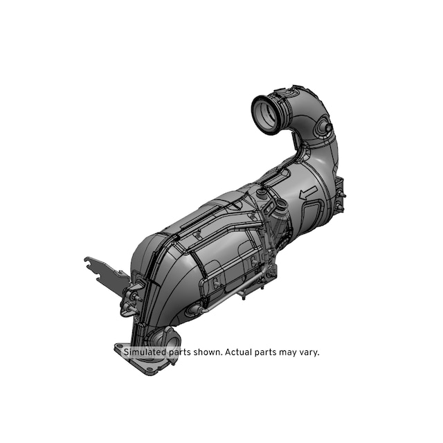 GM Genuine Parts Nitrogen Oxides Catalytic Converter with Filter