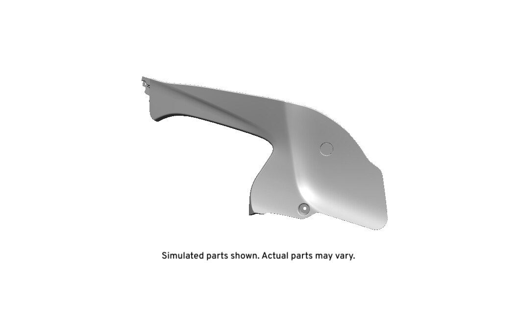 GM Genuine Parts Light Ash Gray Driver Side Front Floor Console Extension Panel
