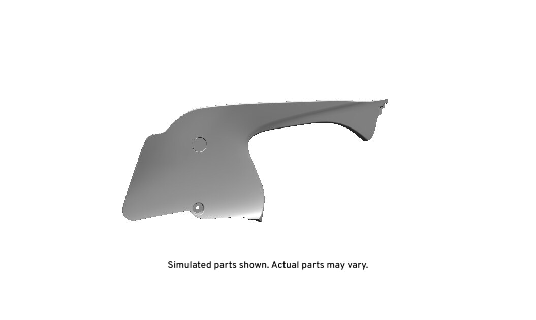 GM Genuine Parts Light Ash Gray Passenger Side Front Floor Console Extension Panel