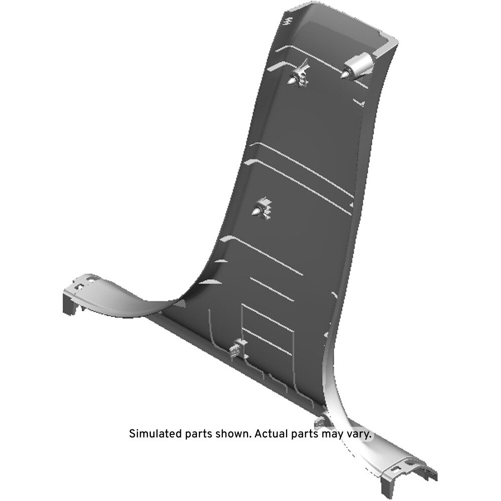 GM Genuine Parts Cocoa Driver Side Center Pillar Lower Garnish Molding