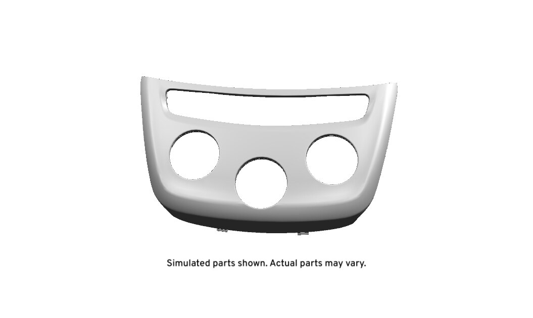 GM Genuine Parts Jet Black Instrument Panel Switch Trim Plate