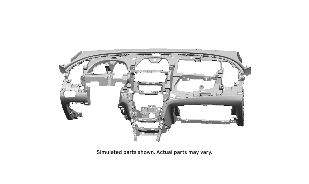 GM Genuine Parts Medium Titanium Instrument Panel Lower Trim Panel