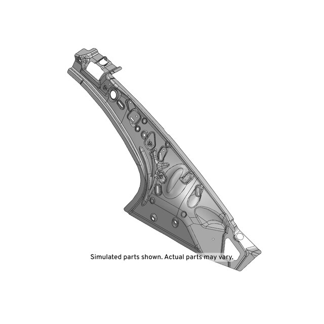 GM Genuine Parts Driver Side Body Lock Pillar Inner Panel
