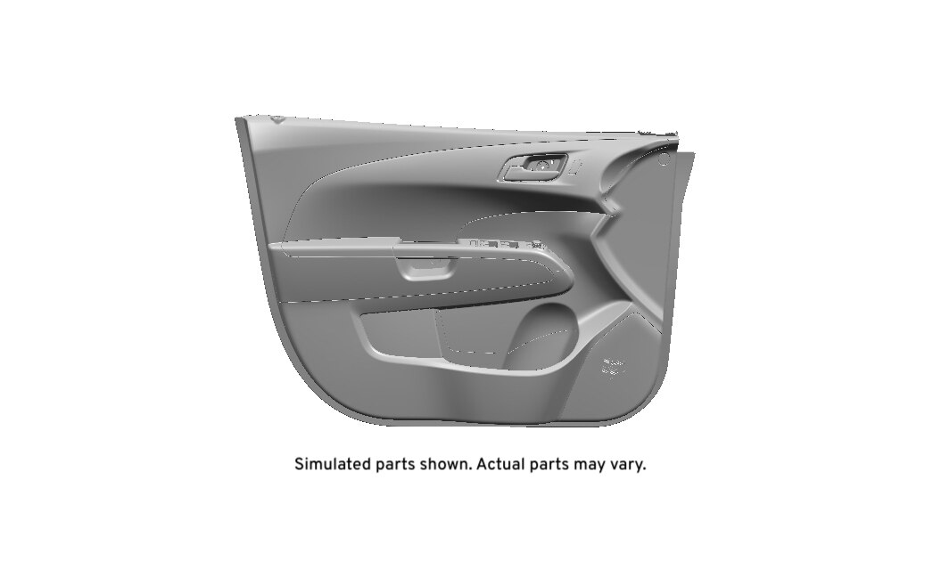 GM Genuine Parts Very Dark Pewter Front Driver Side Door Trim