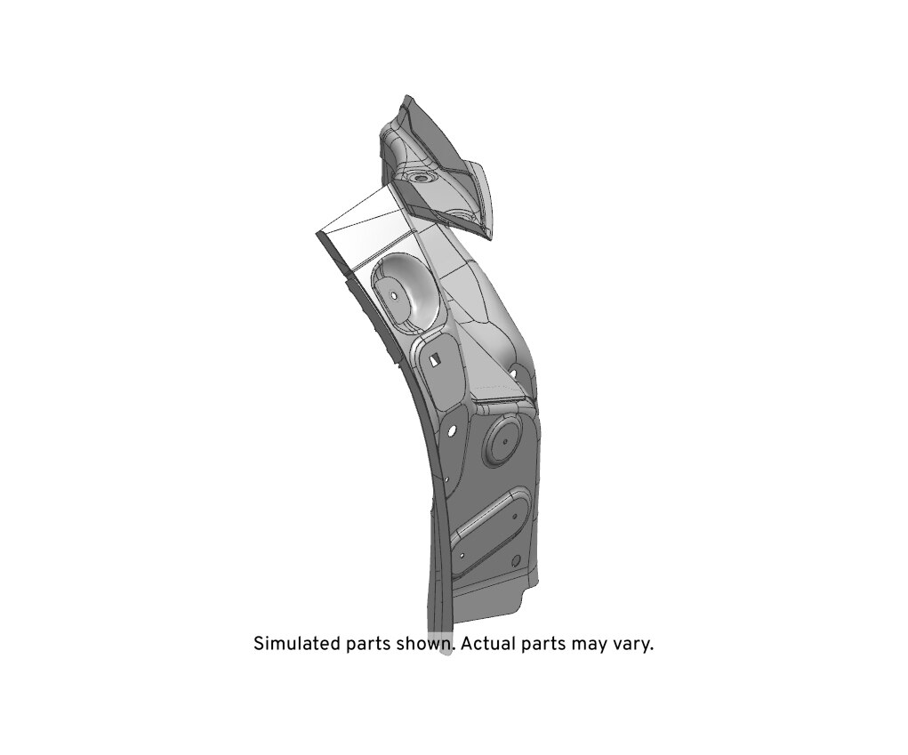 GM Genuine Parts Passenger Side Body Side Tail Lamp Pocket