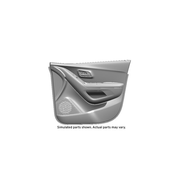 GM Genuine Parts Jet Black Front Passenger Side Door Trim