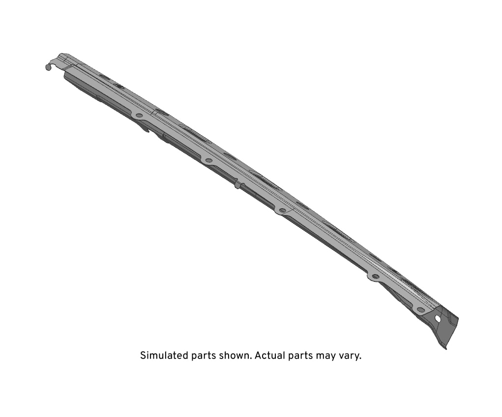 GM Genuine Parts Passenger Side Rear Roof Rail Reinforcement