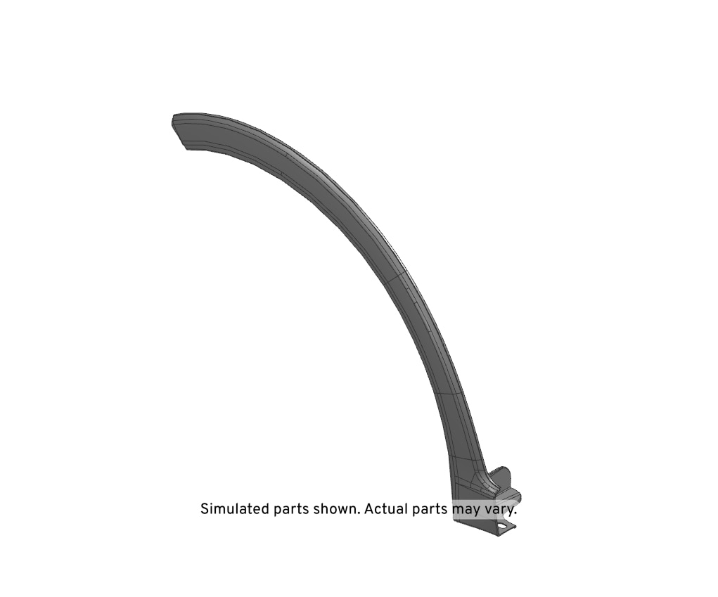 GM Genuine Parts Front Driver Side Wheel Opening Molding