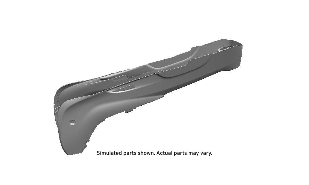 GM Genuine Parts Jet Black Front Floor Lower Console