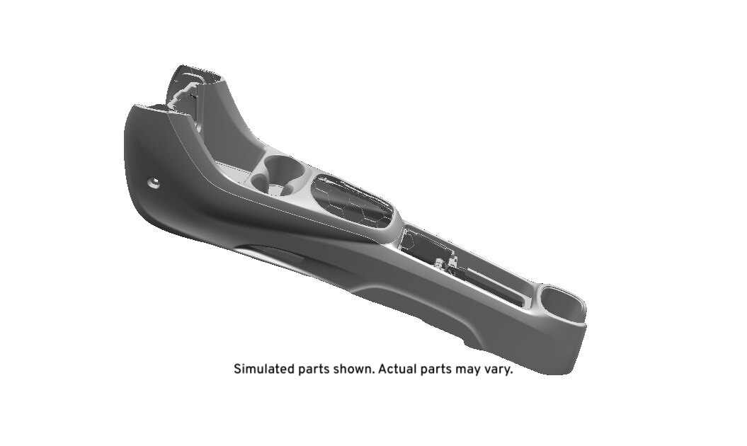GM Genuine Parts Jet Black Front Floor Console