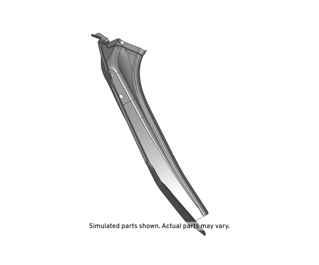 GM Genuine Parts Driver Side Quarter Panel Gutter