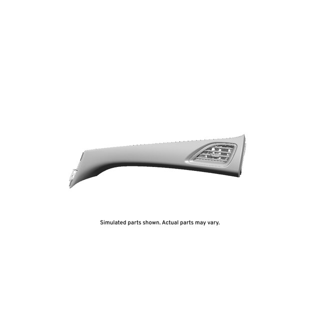 GM Genuine Parts Jet Black Passenger Side Instrument Panel Trim Plate Applique