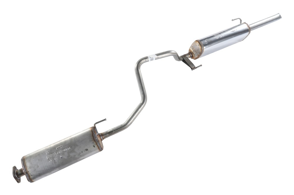 GM Genuine Parts Exhaust Rear Muffler with Exhaust Pipe