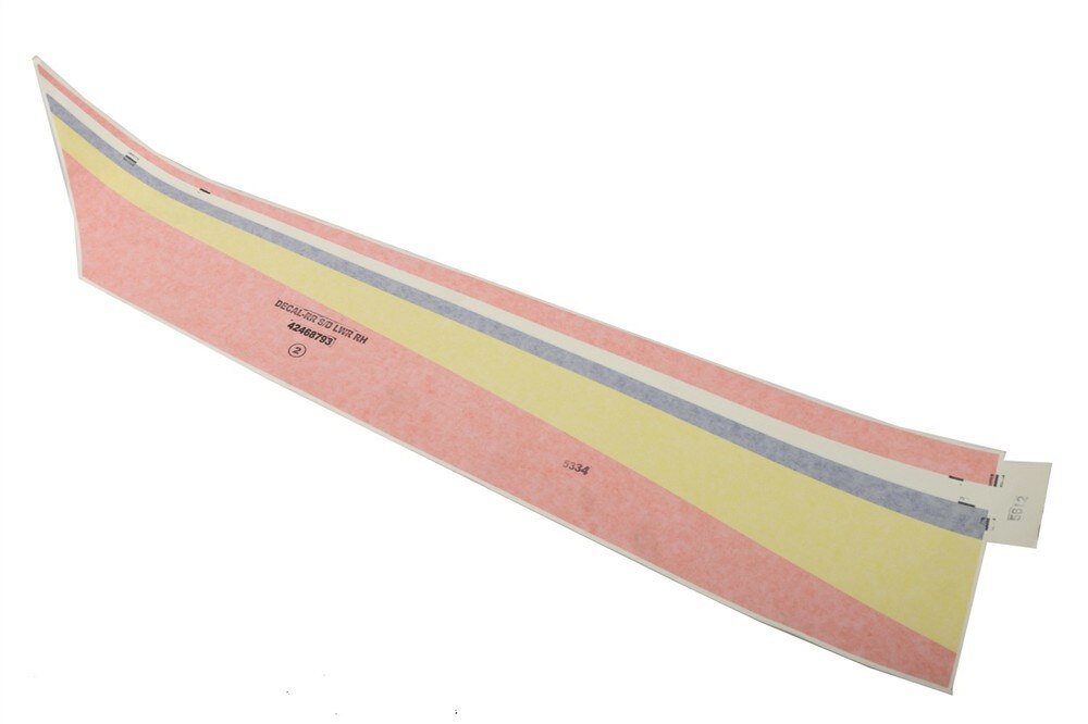 GM Genuine Parts Passenger Side Rear Side Door Lower Decal