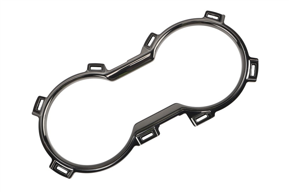 GM Genuine Parts Black Ice Chrome Console Cup Holder Bezel