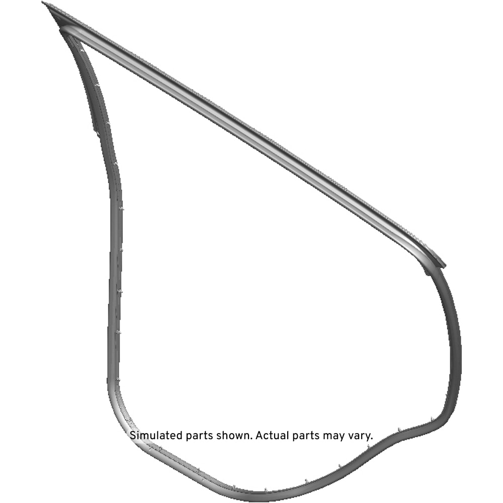 GM Genuine Parts Rear Passenger Side Door Weatherstrip