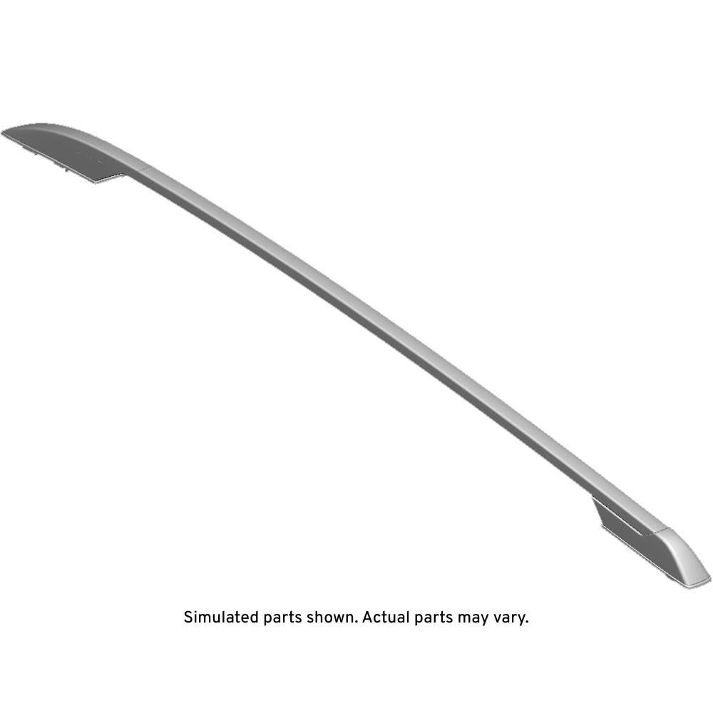 GM Genuine Parts Passenger Side Roof Luggage Carrier Rail with Covers, Supports, Pads, Bolts, Bracket, and Retainers