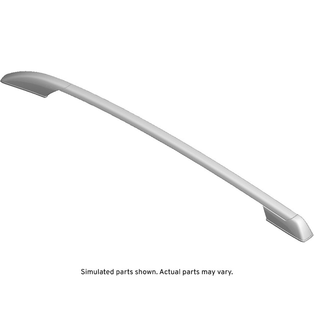GM Genuine Parts Driver Side Roof Luggage Carrier Rail with Covers, Supports, Pads, Bolts, Retainers, and Bracket