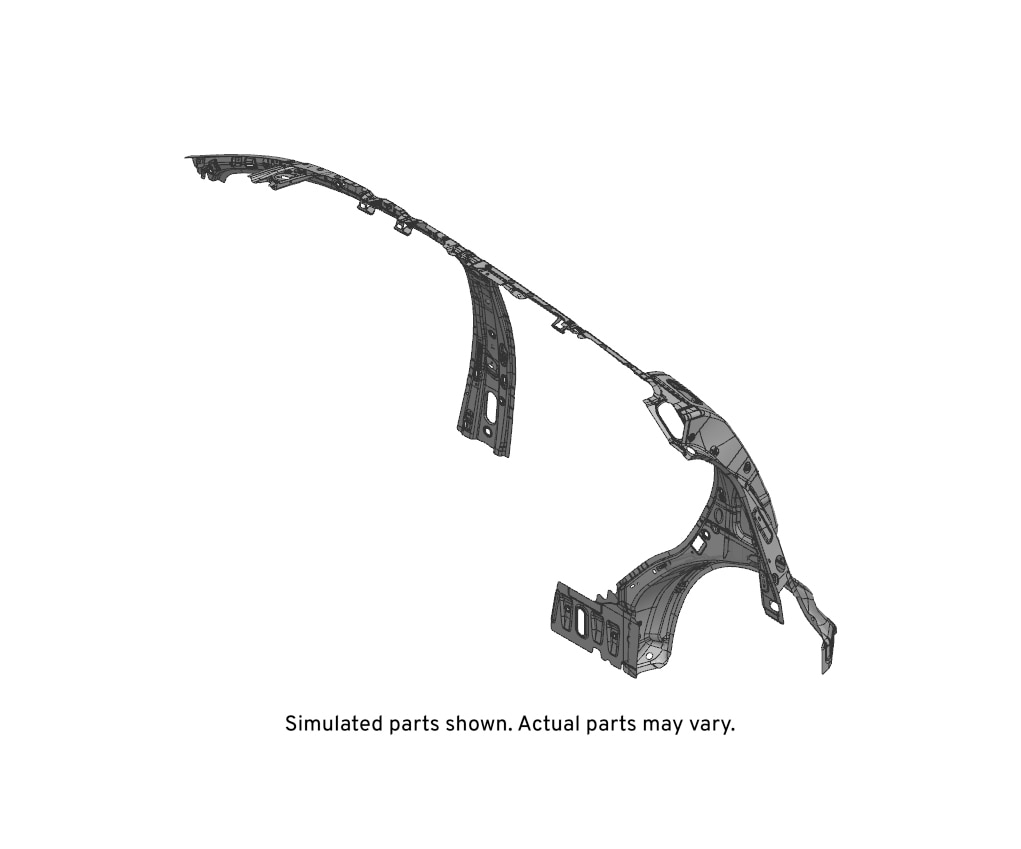 GM Genuine Parts Passenger Side Body Side Inner Frame