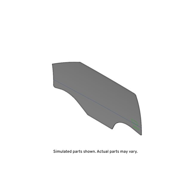 GM Genuine Parts Front Passenger Side Door Window