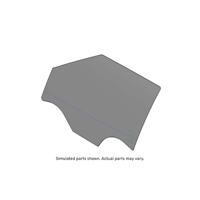 GM Genuine Parts Front Driver Side Door Window