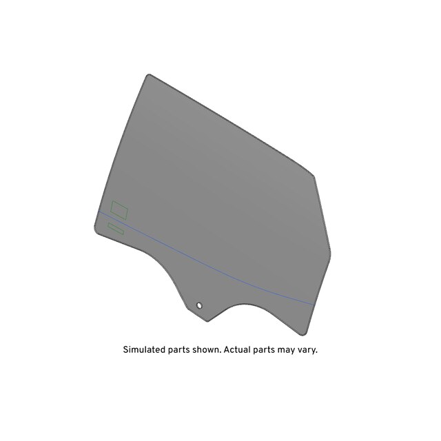 GM Genuine Parts Rear Driver Side Door Window