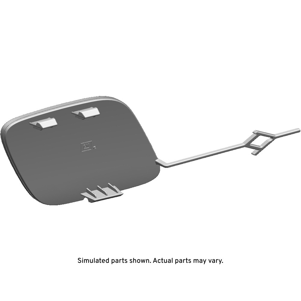 GM Genuine Parts Primed Front Bumper Fascia Tow Eye Access Hole Cover