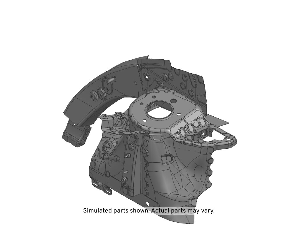 GM Genuine Parts Front Passenger Side Wheelhouse Panel