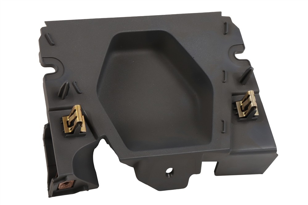 GM Genuine Parts Dark Galvanized Cool Front Floor Console Accessory Trim Plate