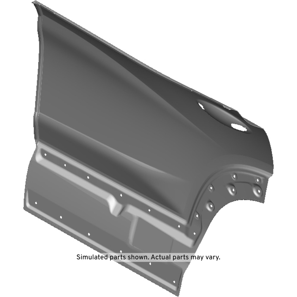 GM Genuine Parts Rear Passenger Side Door Outer Panel