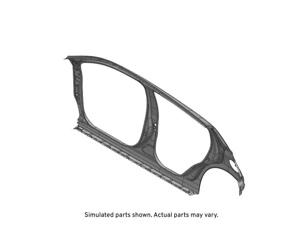 GM Genuine Parts Passenger Side Body Side Outer Panel