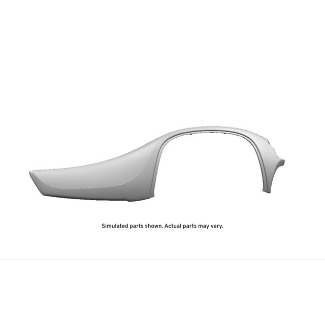 GM Genuine Parts Light Ash Gray Passenger Side Instrument Panel Upper Trim Panel
