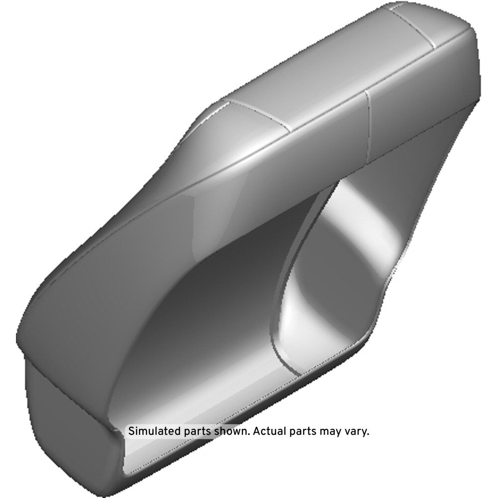 GM Genuine Parts Light Ash Gray Front Passenger Side Seat Back Cover