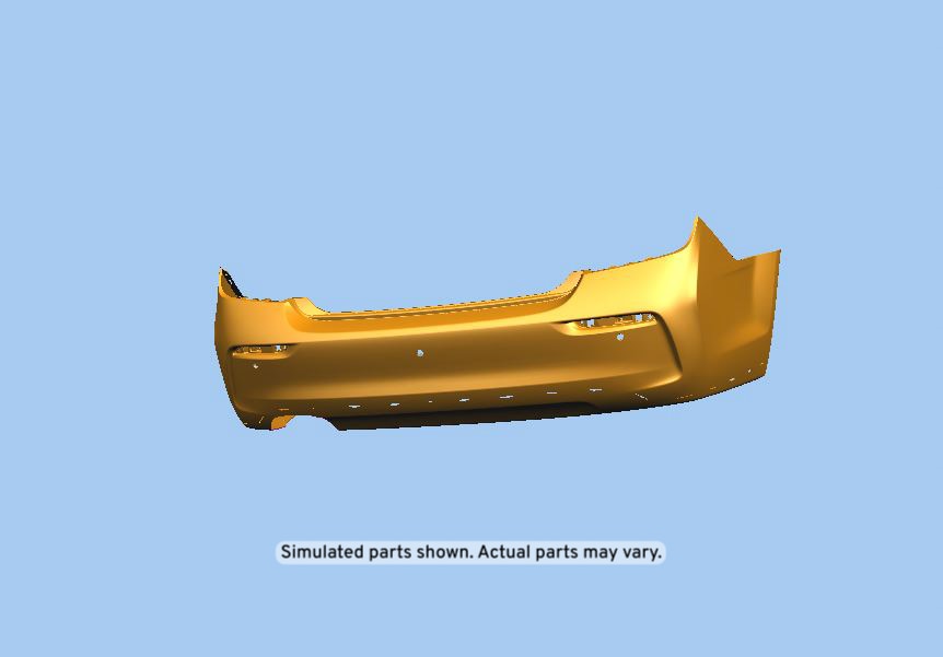 GM Genuine Parts Rear Bumper Cover