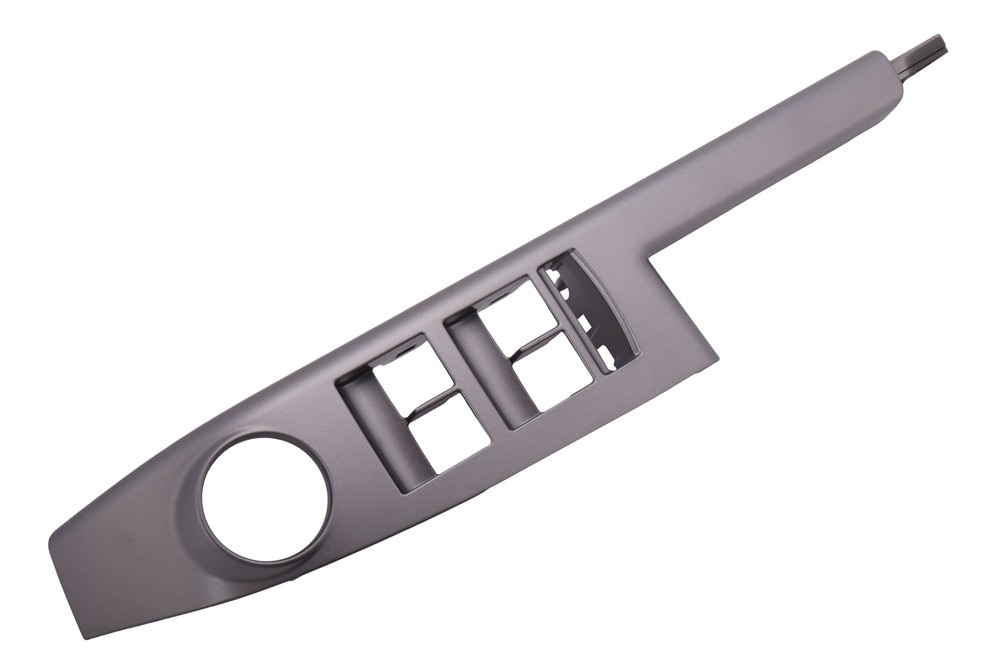 GM Genuine Parts Spring Silver Metallic Front Driver Side Door Armrest Switch Bezel