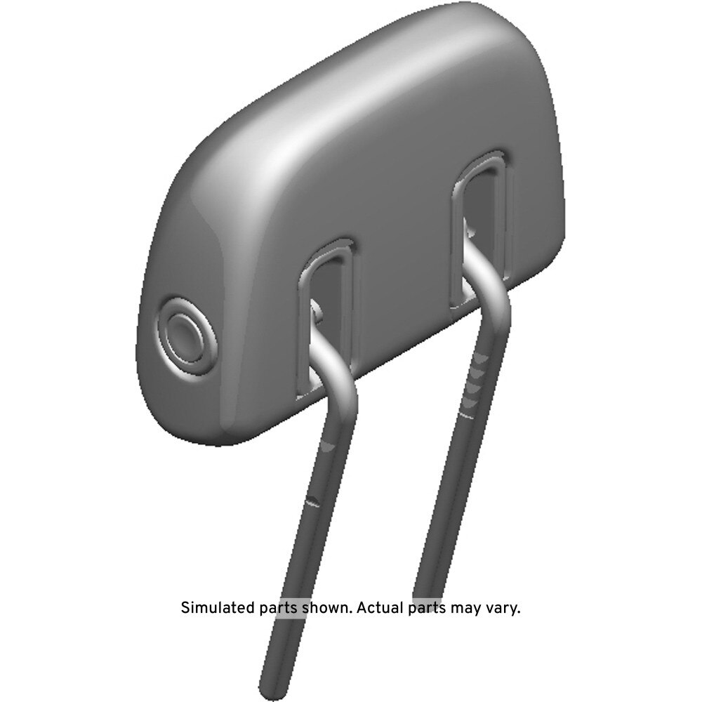 GM Genuine Parts Dark Galvanized Cool Rear Seat Head Restraint