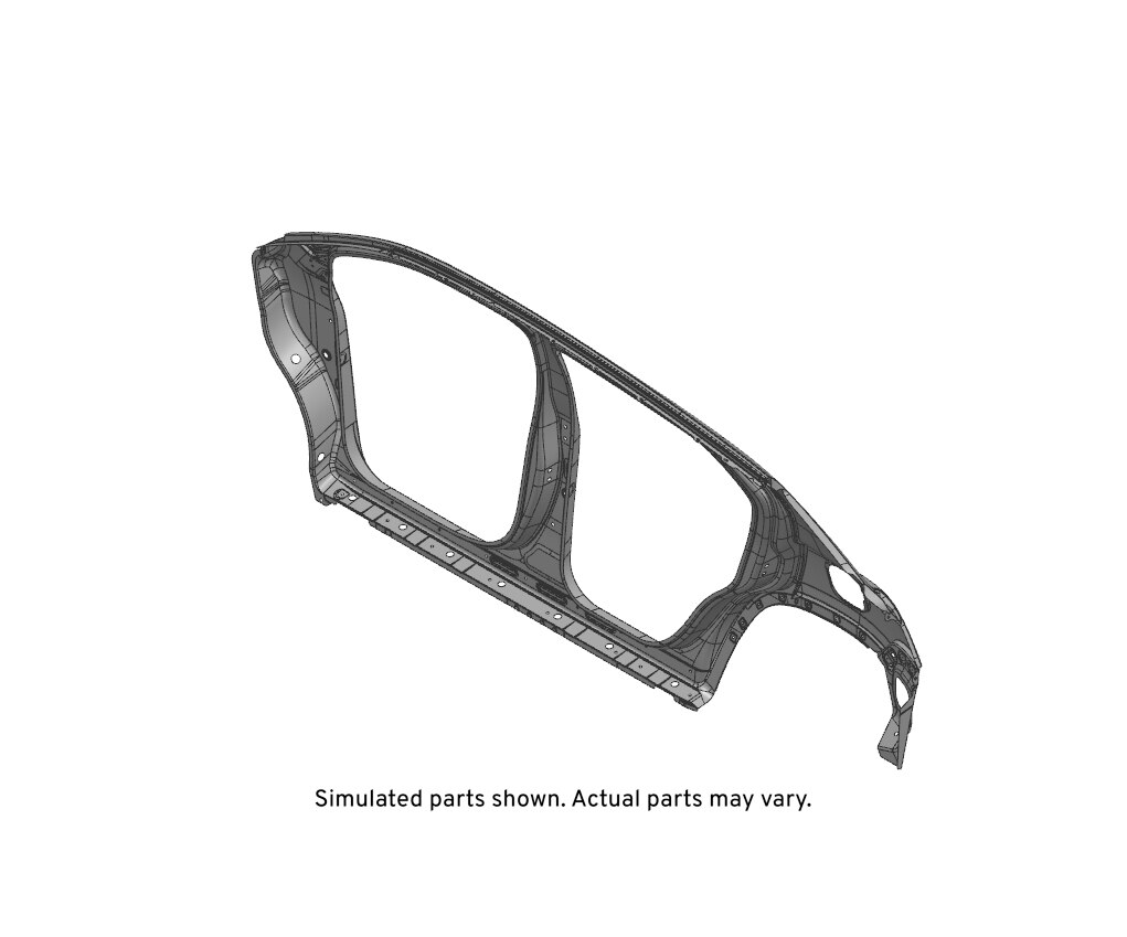 GM Genuine Parts Passenger Side Body Side Outer Panel