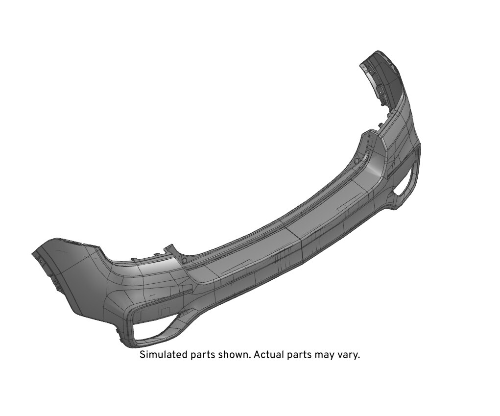 GM Genuine Parts Rear Bumper Upper Fascia
