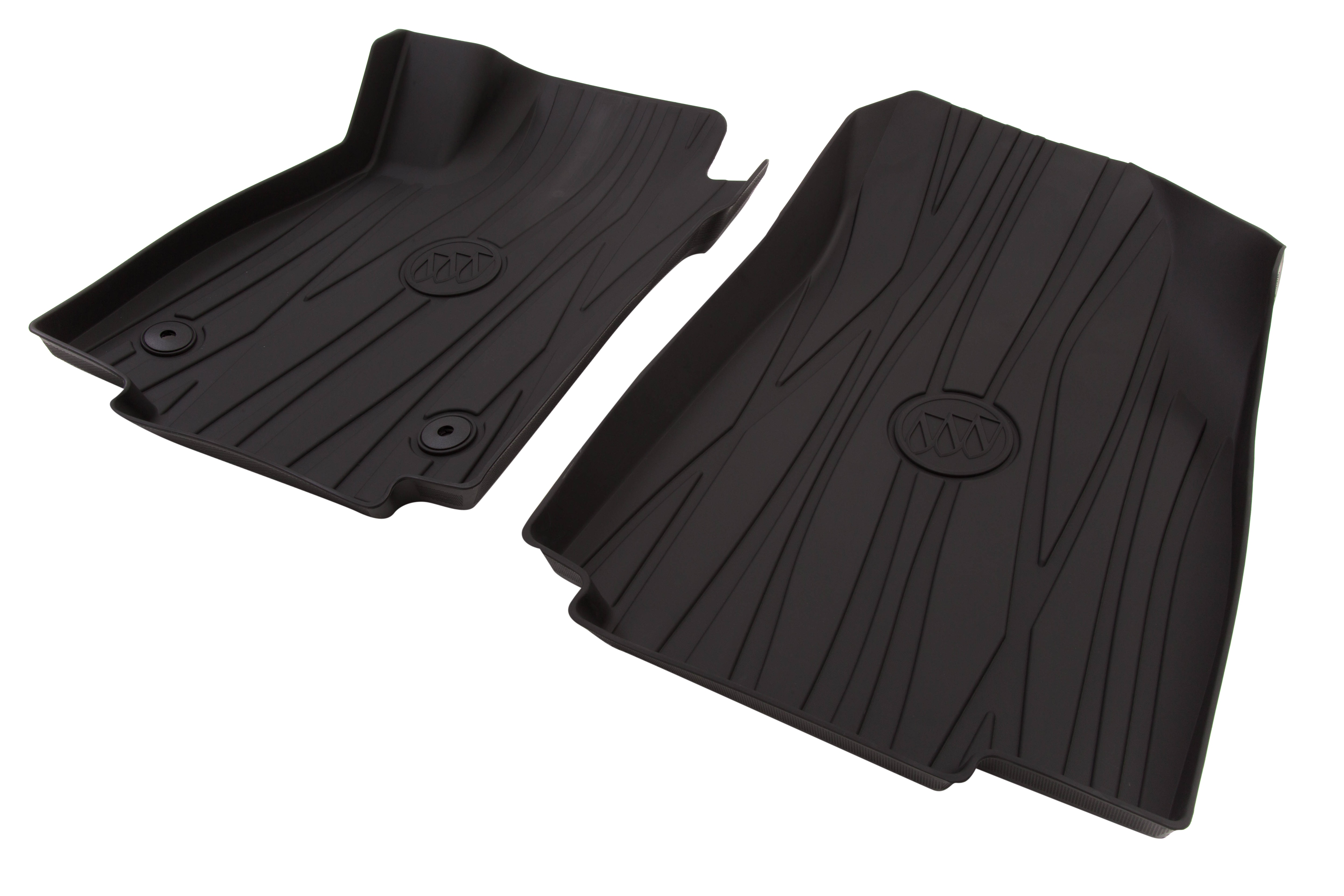 First-Row Premium All-Weather Floor Liners in Ebony with Buick