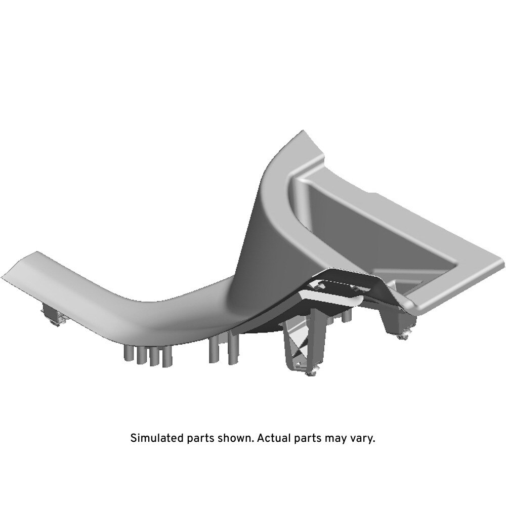 GM Genuine Parts Light Ash Gray Rear Driver Side Door Sill Garnish Molding