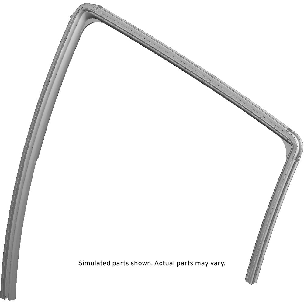 GM Genuine Parts Rear Driver Side Door Window Weatherstrip
