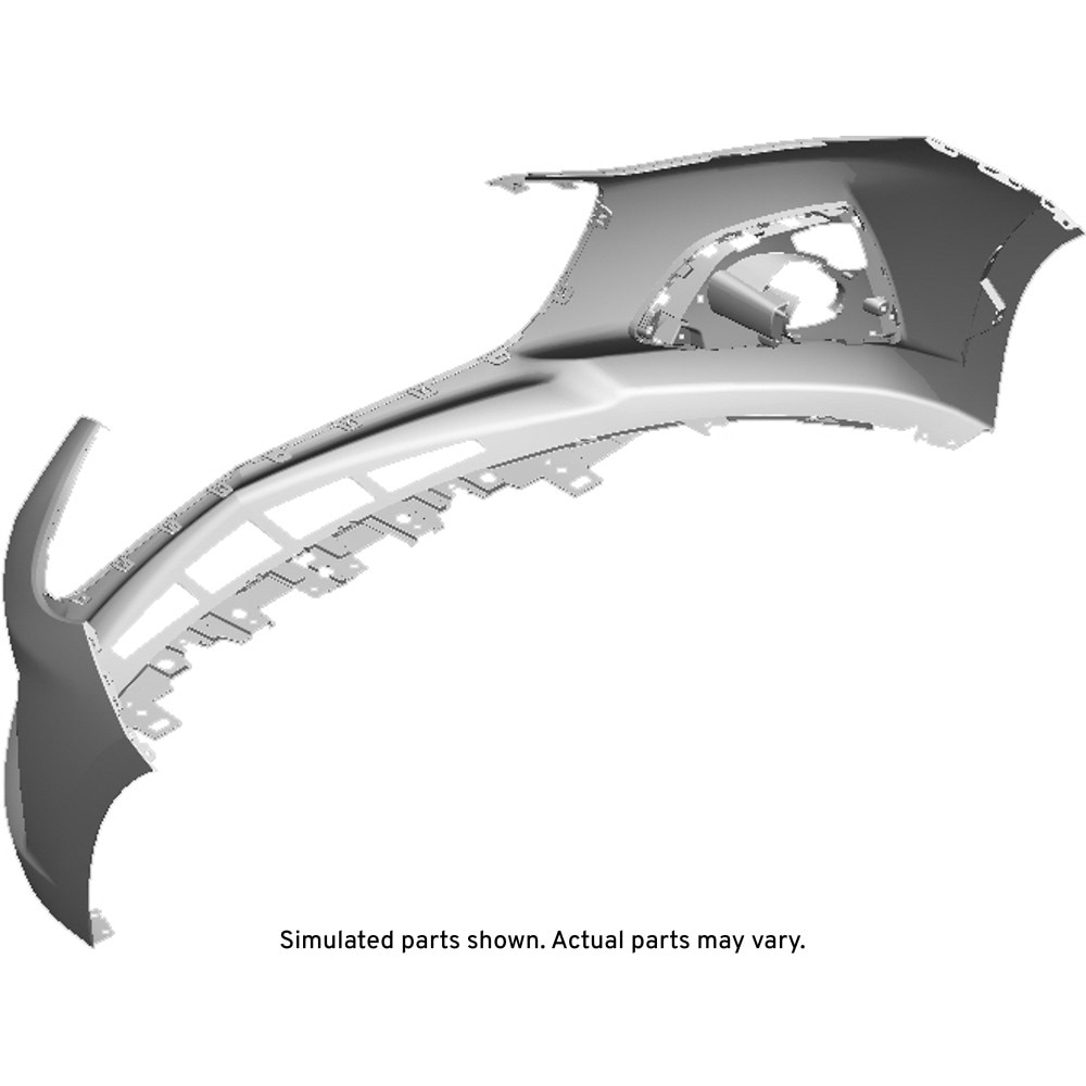 GM Genuine Parts Primed Front Bumper Fascia