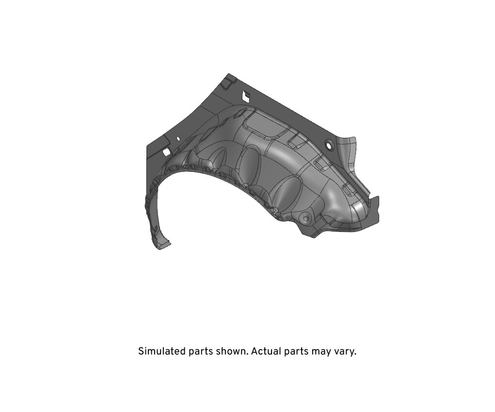 GM Genuine Parts Driver Side Quarter Inner Panel