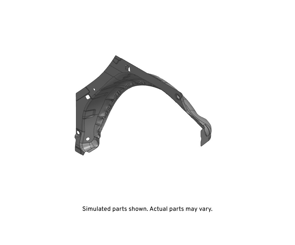 GM Genuine Parts Passenger Side Quarter Inner Panel