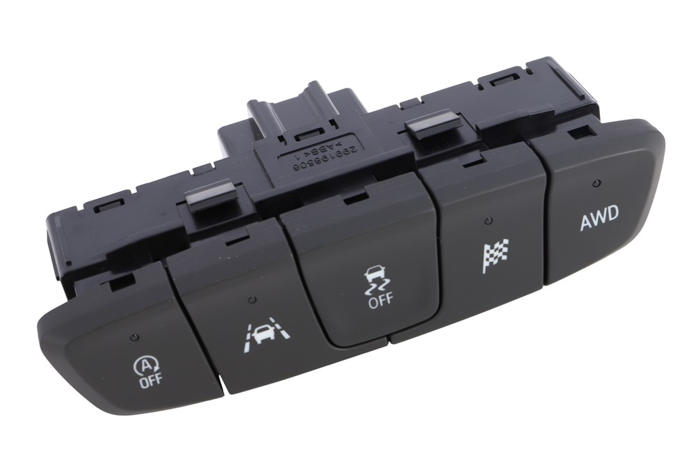 GM Genuine Parts Floor Console Accessory Function Switch