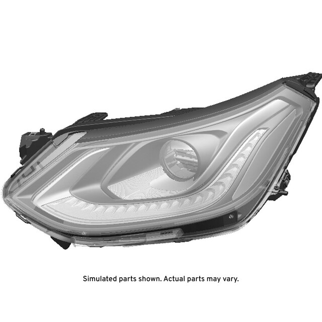 GM Genuine Parts Driver Side Headlamp Assembly