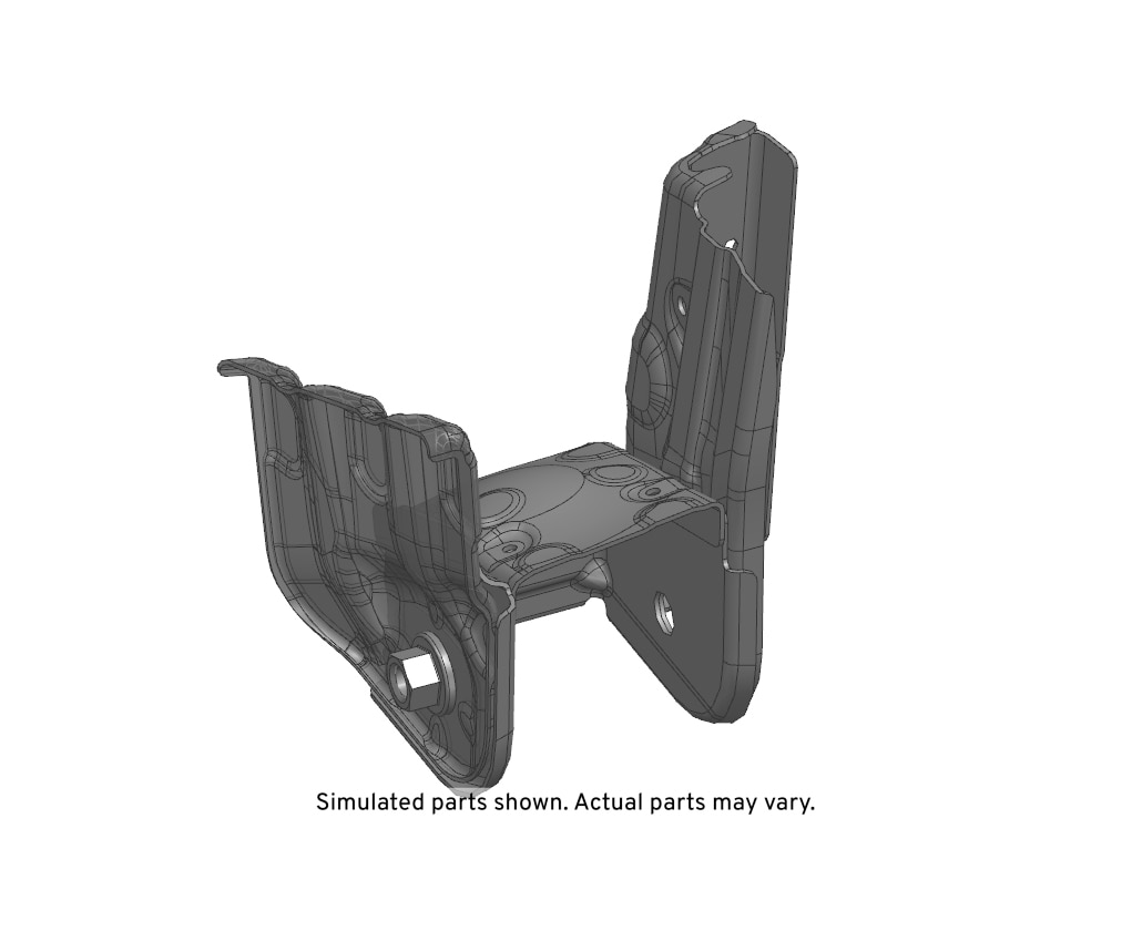 GM Genuine Parts Rear Passenger Side Suspension Lower Control Arm Front Bracket