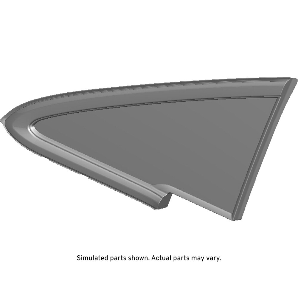 GM Genuine Parts Driver Side Windshield Pillar Stationary Window