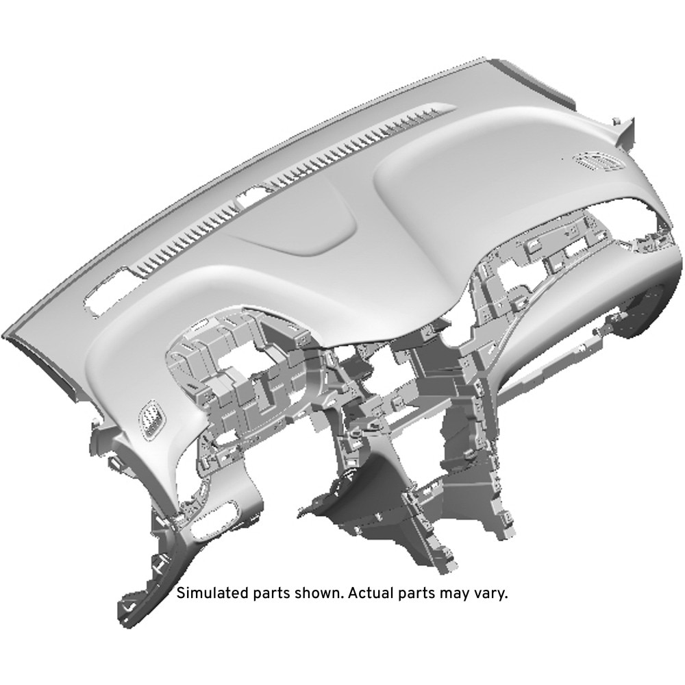 GM Genuine Parts Jet Black Instrument Panel
